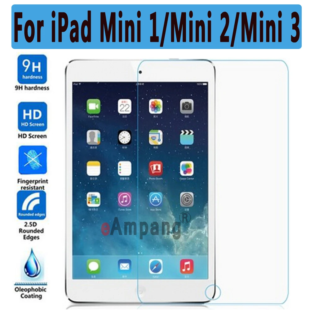 100% Hight Quality Screen Protector for Apple iPad mini 1 2 3 ScratchProof Screen Protector Film Glass for iPad min 2 3 7.9
100% Hight Quality Screen Protector for Apple iPad mini 1 2 3 ScratchProof Screen Protector Film Glass for iPad min 2 3 7.9