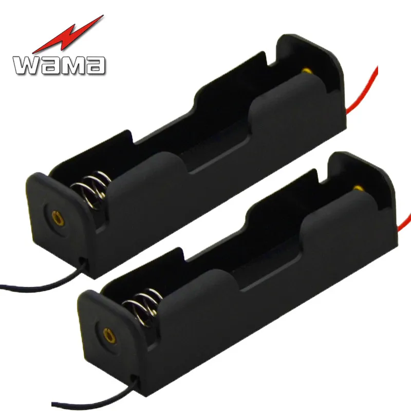 2pcs/lot 18650 Battery Box Single Slot 1-slot 3.7V Wire Length 150mm Power Charging Holder Case With Lead Battery Storage Box
2pcs/lot 18650 Battery Box Single Slot 1-slot 3.7V Wire Length 150mm Power Charging Holder Case With Lead Battery Storage Box
