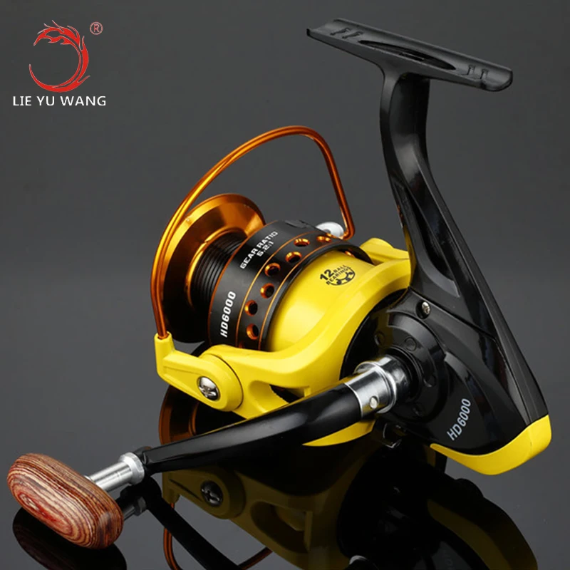 HD1000-7000 Series Spinning Fishing Reel 12BB 5.2:1 Pesca Spinning Reel Boat Rock Fishing Wheel High Quality
HD1000-7000 Series Spinning Fishing Reel 12BB 5.2:1 Pesca Spinning Reel Boat Rock Fishing Wheel High Quality