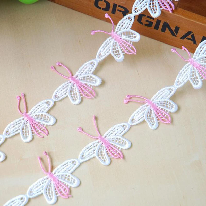 14Yards Butterfly Lace Edge Trim Wedding Dress Ribbon Applique Sewing Craft DIY Craft Supply Scrapbooking Hot Sale
14Yards Butterfly Lace Edge Trim Wedding Dress Ribbon Applique Sewing Craft DIY Craft Supply Scrapbooking Hot Sale