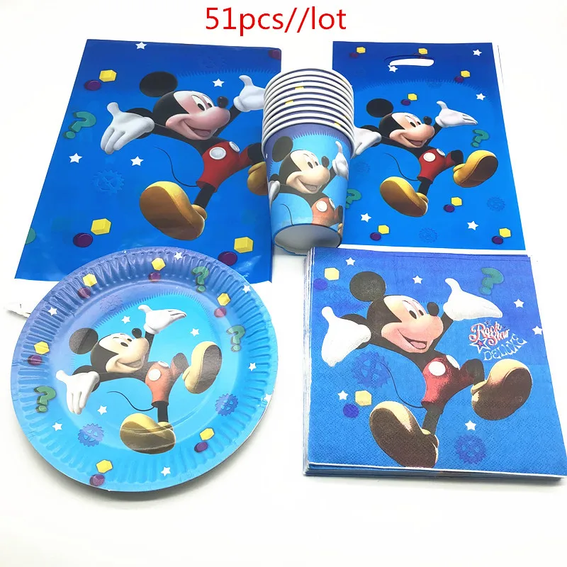 51pcs Disney Mickey Mouse Theme design Kids favor Girl Birthday party Paper Cup Plate Napkin Candy Gift Bag Tablecloth Supplies
51pcs Disney Mickey Mouse Theme design Kids favor Girl Birthday party Paper Cup Plate Napkin Candy Gift Bag Tablecloth Supplies