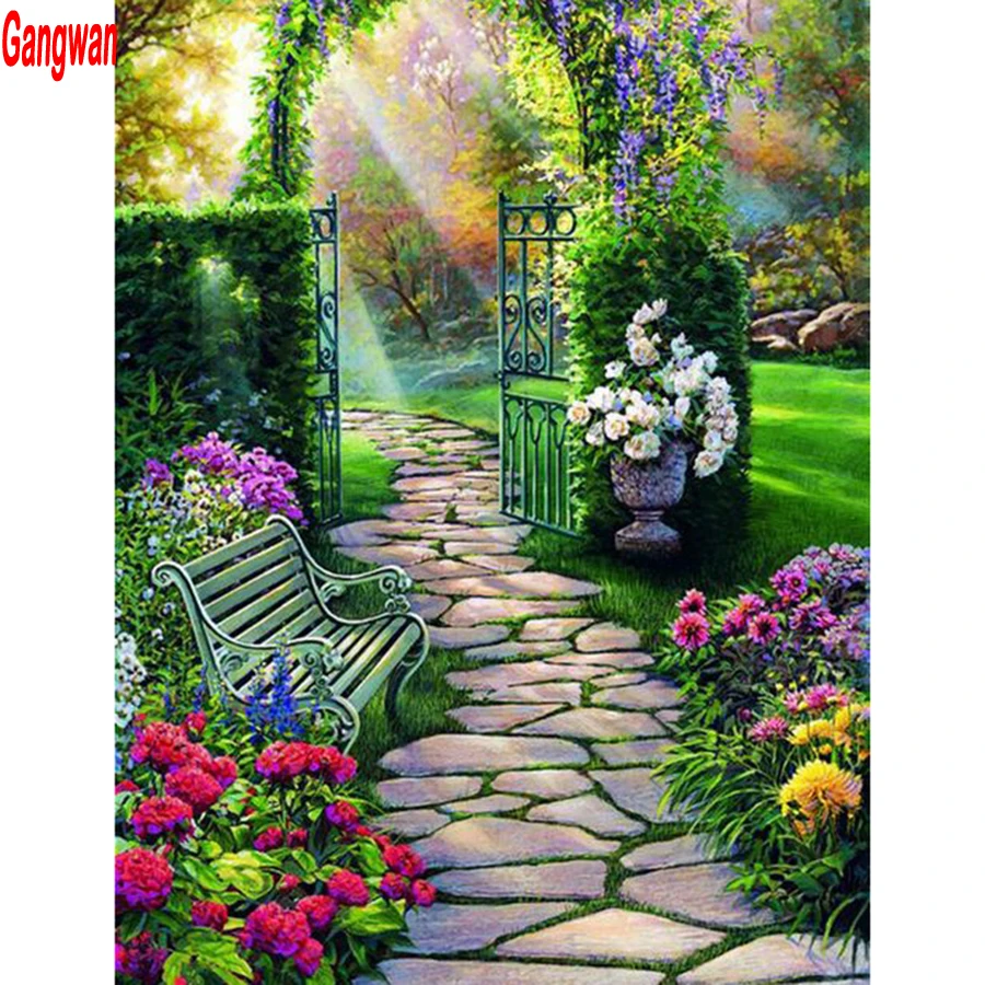 Cross Stitch Home Decor Diamond Embroidery landscape Handmade Diamond Painting Garden butterfly view Needlework Mosaic rhineston
Cross Stitch Home Decor Diamond Embroidery landscape Handmade Diamond Painting Garden butterfly view Needlework Mosaic rhineston