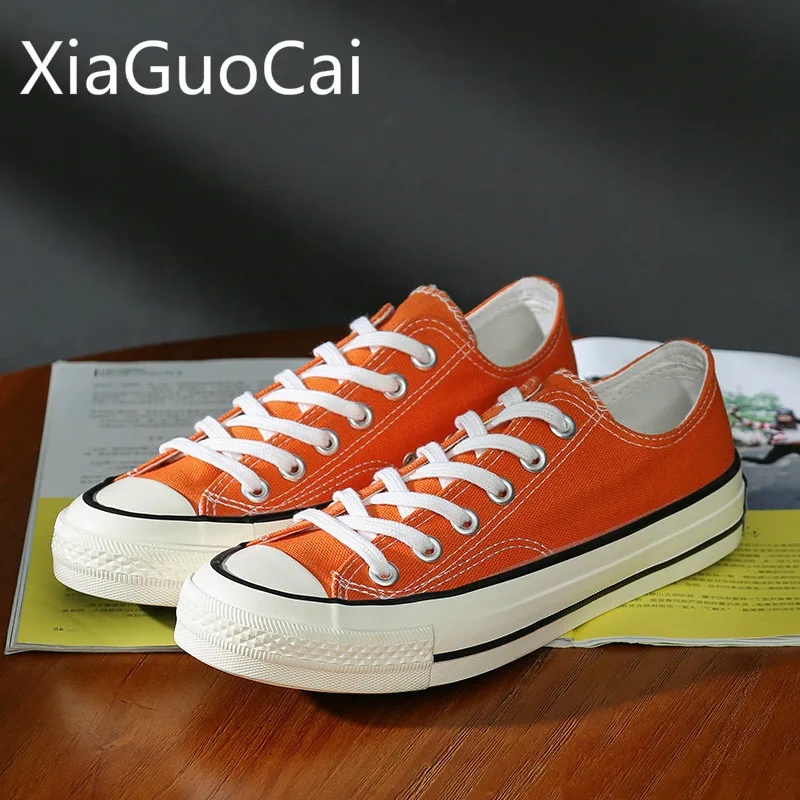 Newest Spring and Summer Women Canvas Shoes 1970s Orange Retro Unisex Casual Shoes South Korea Ulzzang Street Sneakers
Newest Spring and Summer Women Canvas Shoes 1970s Orange Retro Unisex Casual Shoes South Korea Ulzzang Street Sneakers