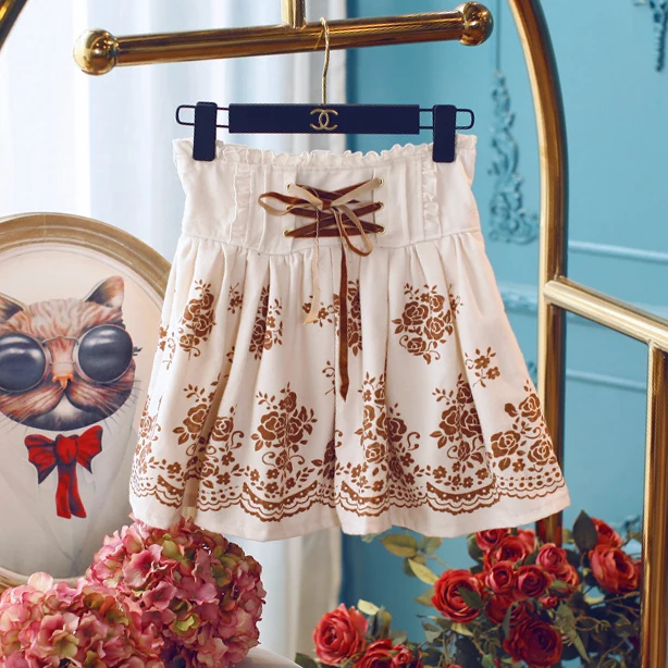 Princess sweet lolita shorts Winter slim short sweet swing umbrella shorts border exposed backing printing funguns UF121
Princess sweet lolita shorts Winter slim short sweet swing umbrella shorts border exposed backing printing funguns UF121