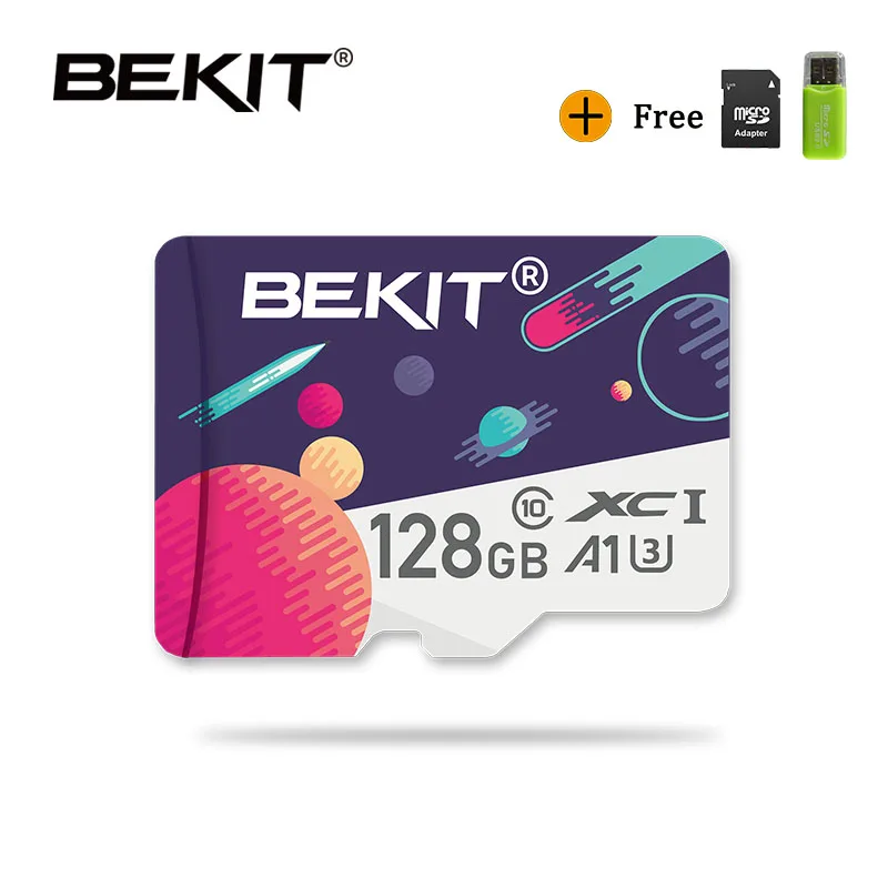 Bekit memory card 16gb 32gb 64gb 128gb 256gb Class10 TF card A1 UHS-3 80Mb/s 100% original card for samrtphone and table pc
Bekit memory card 16gb 32gb 64gb 128gb 256gb Class10 TF card A1 UHS-3 80Mb/s 100% original card for samrtphone and table pc