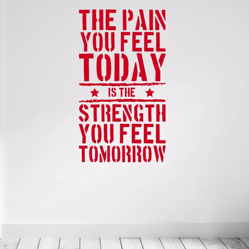 New The Pain you Feel Today... Home Gym Motivational Wall Decal Quote Fitness Strength Workout Wall Stickers Wall Art For K
New The Pain you Feel Today... Home Gym Motivational Wall Decal Quote Fitness Strength Workout Wall Stickers Wall Art For K