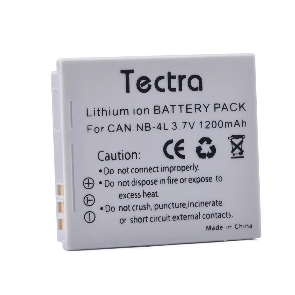 Tectra 2 шт. NB-4L NB 4L литий-ионная батарея для камеры + Цифровое зарядное устройство