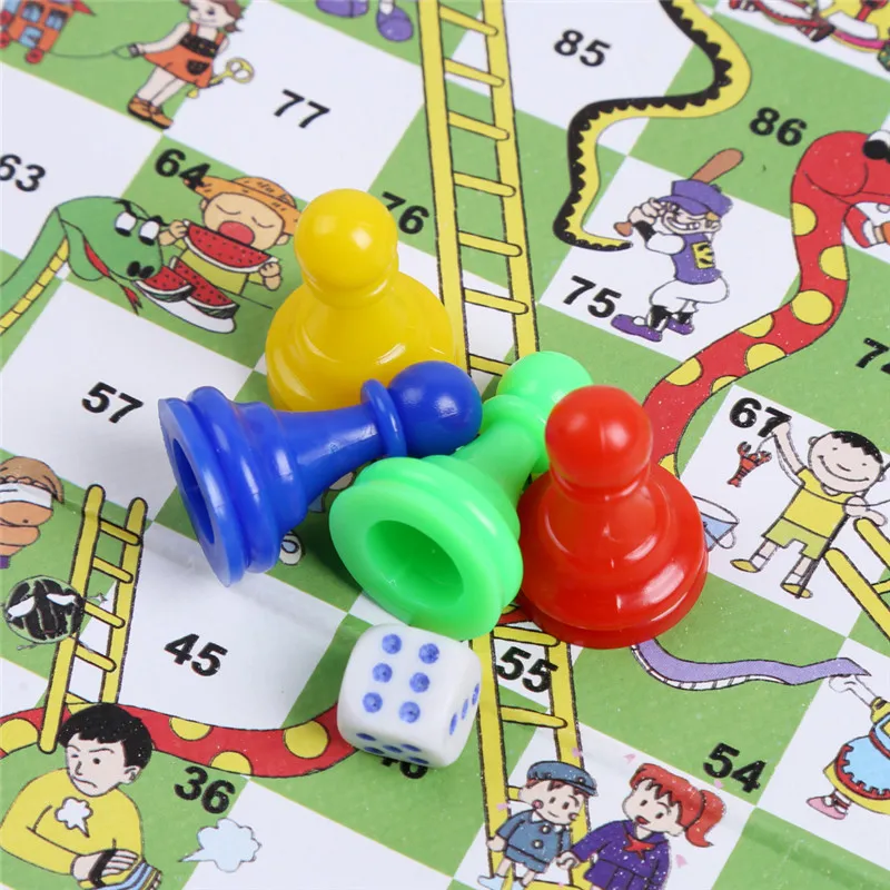 New Portable Snakes And Ladders Puzzle Folding Snake Chess Toys For Children Game Preschool Training
New Portable Snakes And Ladders Puzzle Folding Snake Chess Toys For Children Game Preschool Training