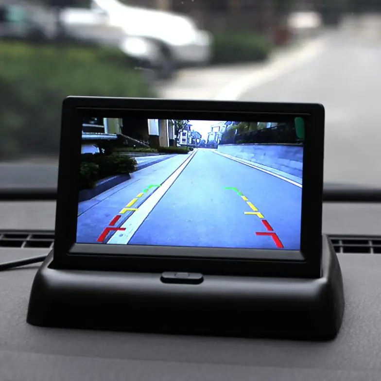 Car Styling Parking Sensor with 4.3'' Foldable Monitor Backup sensor de estacionamento Reversing Camera
Car Styling Parking Sensor with 4.3'' Foldable Monitor Backup sensor de estacionamento Reversing Camera