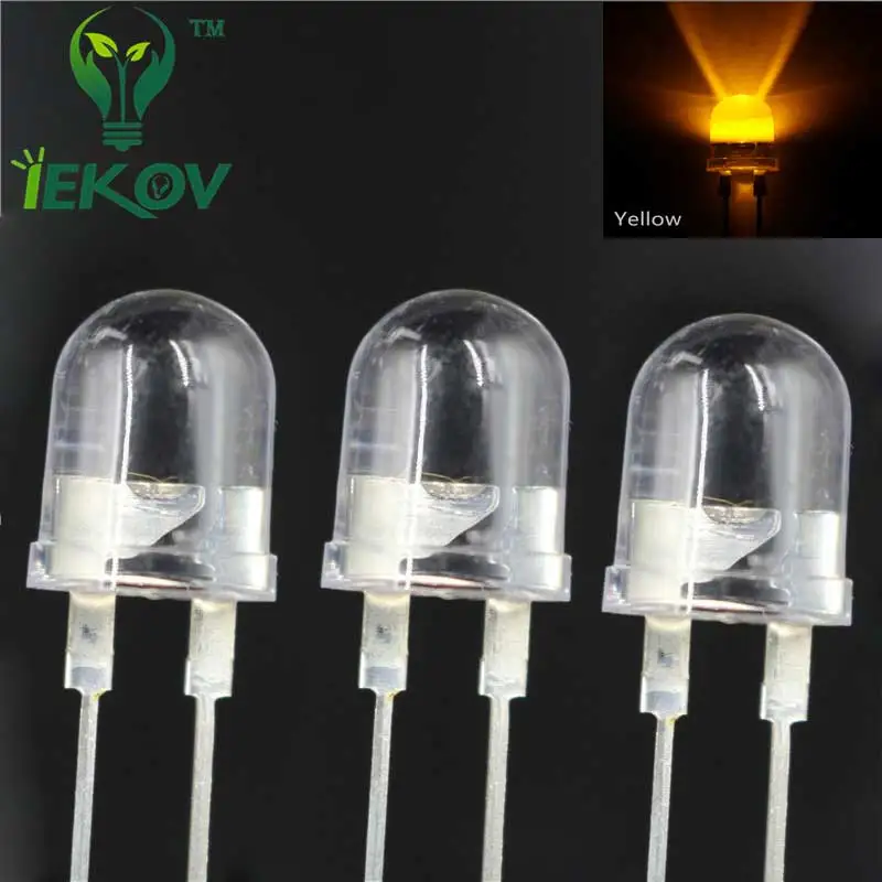 100 шт. LED 10 мм LED 0,5 Вт желтый 200Kmcd Круглый топ уртал Яркий свет лампы 10 мм излучающие диоды
100 шт. LED 10 мм LED 0,5 Вт желтый 200Kmcd Круглый топ уртал Яркий свет лампы 10 мм излучающие диоды