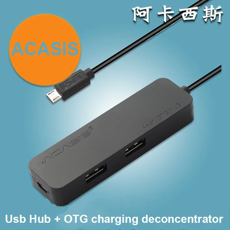Фото USB-концентратор ACASIS H032 4 порта usb-хаб высокоскоростной для зарядки OTG | Компьютеры и