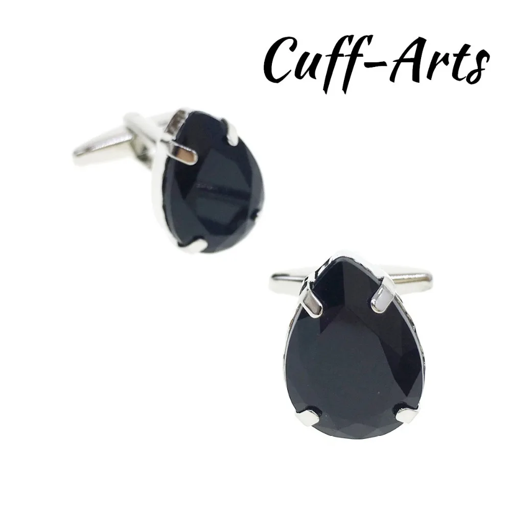 Cuffarts Mens Cuff Link Acrylic Crystal Cufflinks Fashion Black Crystal Luxury Water Drop Shaped Cufflinks For Male C20134
Cuffarts Mens Cuff Link Acrylic Crystal Cufflinks Fashion Black Crystal Luxury Water Drop Shaped Cufflinks For Male C20134