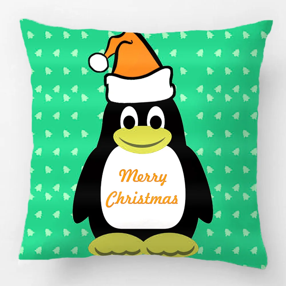 Cute Santa Cartoon Penguin Christmas Tree Pattern Wedding Decorative Cushion Cover Pillow Case Customize Gift For Car Pillowcase
Cute Santa Cartoon Penguin Christmas Tree Pattern Wedding Decorative Cushion Cover Pillow Case Customize Gift For Car Pillowcase