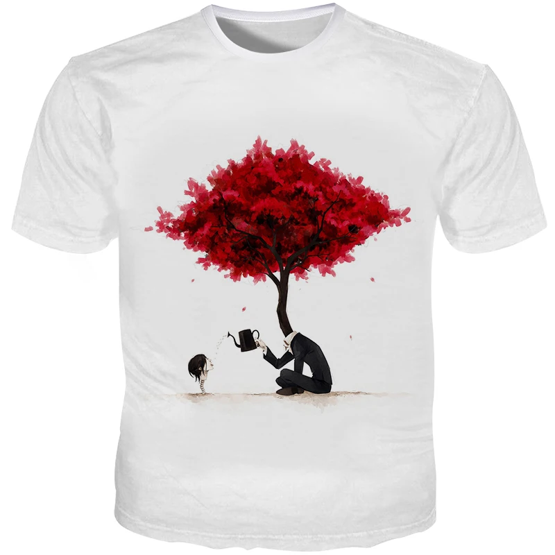 Cloudstyle 2021 T Shirt Man's 3D Print Tree Watering Love Suit Man Funny White Casual Tees
Cloudstyle 2021 T Shirt Man's 3D Print Tree Watering Love Suit Man Funny White Casual Tees