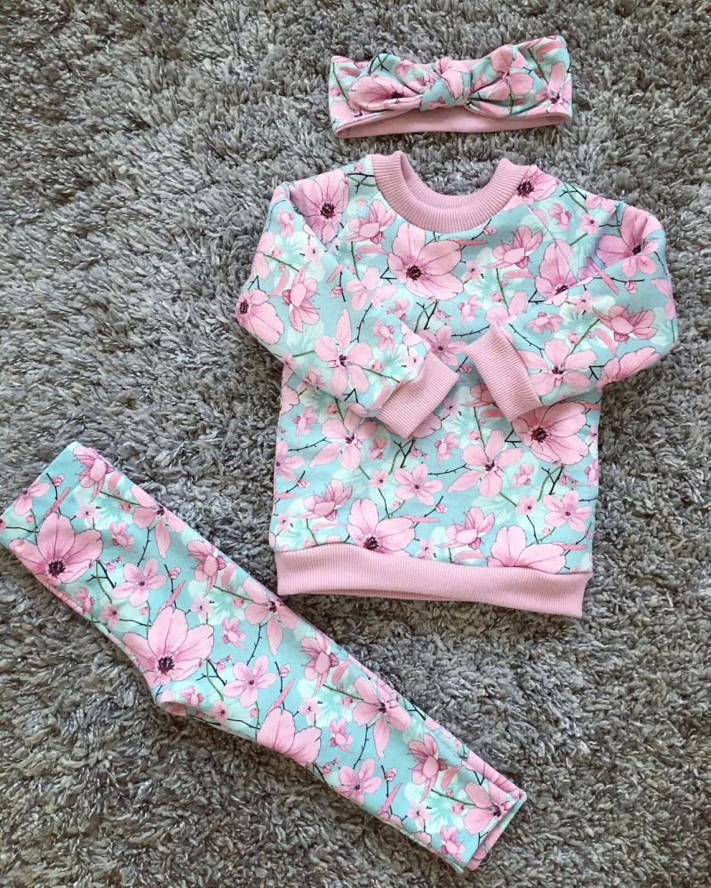 Baby Girl Sets Kids Clothing Sets 2018 New Fall Winter Girls Clothes Sweatshirts+Casual Pants +headband 3Pcs Girls Suit roupas
Baby Girl Sets Kids Clothing Sets 2018 New Fall Winter Girls Clothes Sweatshirts+Casual Pants +headband 3Pcs Girls Suit roupas