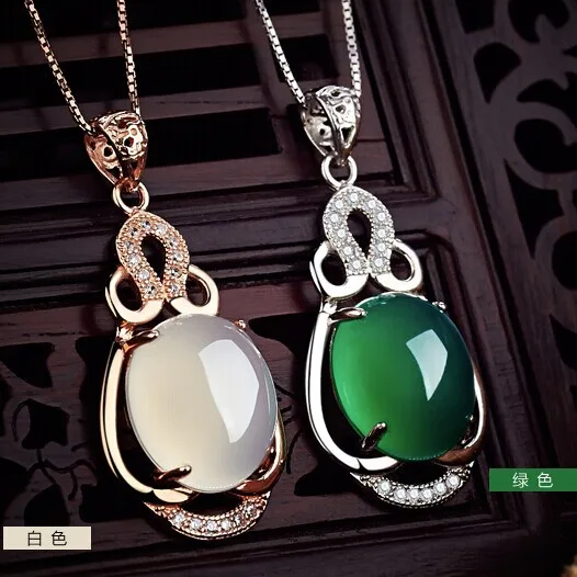 New S925 silver Green Jasper Jade Pendants For Women Chalcedony Temperament female pendant jade silver
New S925 silver Green Jasper Jade Pendants For Women Chalcedony Temperament female pendant jade silver