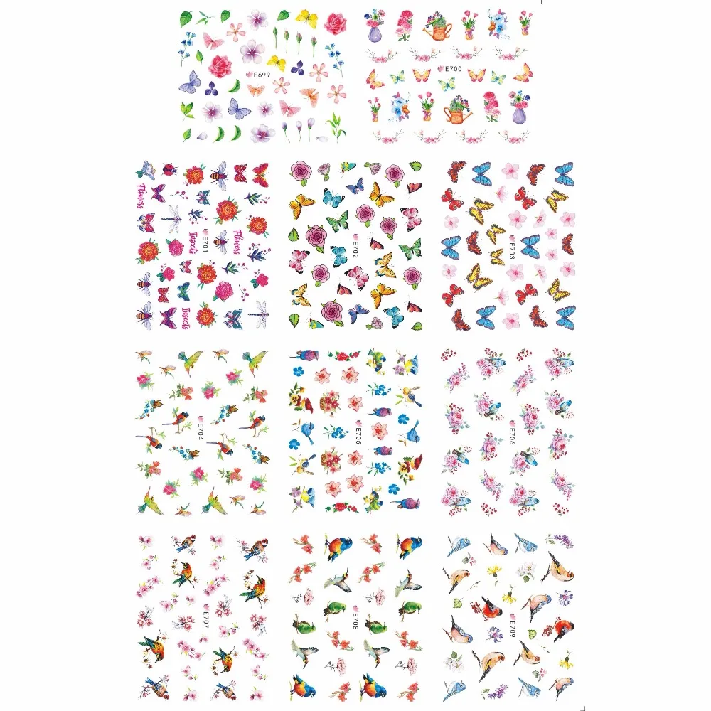 11 PCS / LOT SIMULATION SELF-ADHESIVE 3D NAIL TATTOOS STICKER SLIDER FLOWER KETTLE BUTTERFLY BIRD TERN PLOVER MAGPIE E699-E709
11 PCS / LOT SIMULATION SELF-ADHESIVE 3D NAIL TATTOOS STICKER SLIDER FLOWER KETTLE BUTTERFLY BIRD TERN PLOVER MAGPIE E699-E709