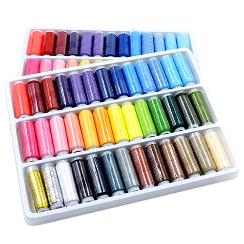 Wholesale 39Pcs Mixed Colors 100% Polyester Sewing Thread Machine Hand 200 Yard Each Spool 7KHR
Wholesale 39Pcs Mixed Colors 100% Polyester Sewing Thread Machine Hand 200 Yard Each Spool 7KHR