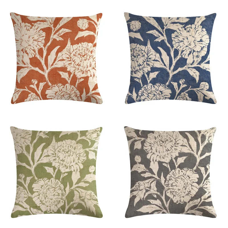 45*45cm Flower Printed Cotton Linen Cushion Cover Home Decor Pillowcase Octopus Sofa Bedding Cushion Case
45*45cm Flower Printed Cotton Linen Cushion Cover Home Decor Pillowcase Octopus Sofa Bedding Cushion Case
