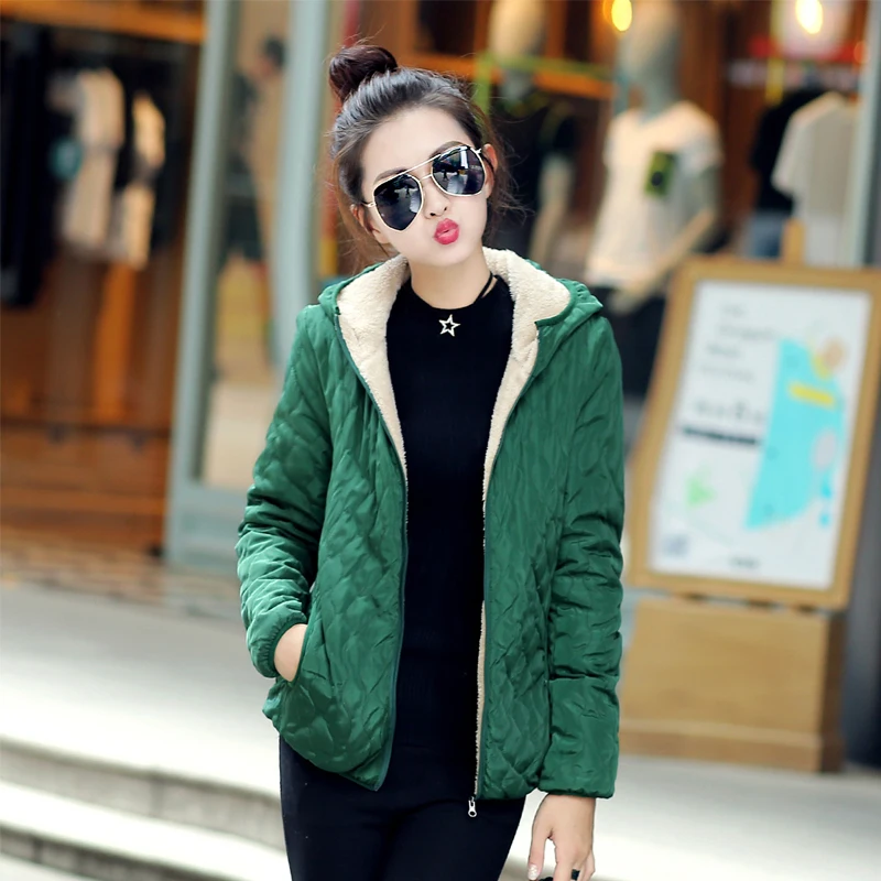 Nice Women Winter Jacket Hooded Fleece Solid Coat Spring Thin Outerwear Female Short Parka Zipper Jaqueta Feminina
Nice Women Winter Jacket Hooded Fleece Solid Coat Spring Thin Outerwear Female Short Parka Zipper Jaqueta Feminina