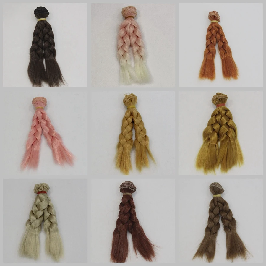 Dropshipping Promotion 15CM/25CM DIY Mini Tresses Doll Wig High-Temperature Material Curly Hair Wig For BJD Doll Accessories
Dropshipping Promotion 15CM/25CM DIY Mini Tresses Doll Wig High-Temperature Material Curly Hair Wig For BJD Doll Accessories