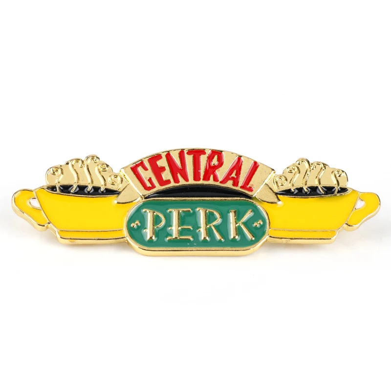 Fashion TV Show Friend Brooch Central Perk Coffee Time Pendant Enamel Pin Brooches for Women
Fashion TV Show Friend Brooch Central Perk Coffee Time Pendant Enamel Pin Brooches for Women