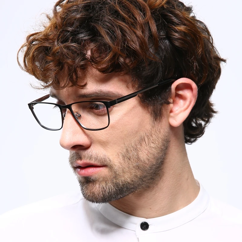 Langford frame eyeglasses frame men optical glasses Spring legs eyeglass square prescription glasses frame eyewear 1374
Langford frame eyeglasses frame men optical glasses Spring legs eyeglass square prescription glasses frame eyewear 1374