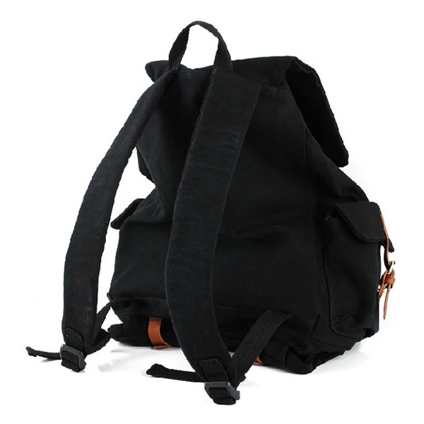 S.C. Cotton Vintage Canvas Leather Hiking Travel Military Backpack Messenger Tote Bag Video Portable Carry Case for DSLR Camera | Багаж и