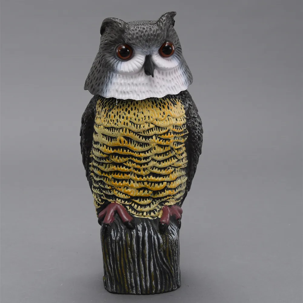 ZILIN Rotating Head Owl Decoy Scarecrow Garden Defence Plastic Owl Decoy 17*17*38cm
ZILIN Rotating Head Owl Decoy Scarecrow Garden Defence Plastic Owl Decoy 17*17*38cm