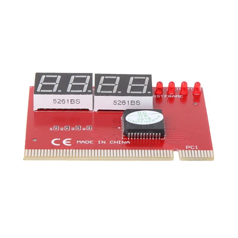 Новый компьютер PCI POST Card материнская плата светодиодный 4-значный диагностический анализатор ПК
Новый компьютер PCI POST Card материнская плата светодиодный 4-значный диагностический анализатор ПК