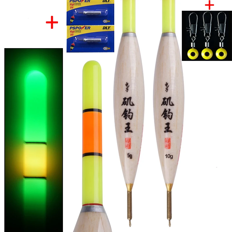 светодиодные электронные Поплавки рыболовные поплавки стопоры на леску