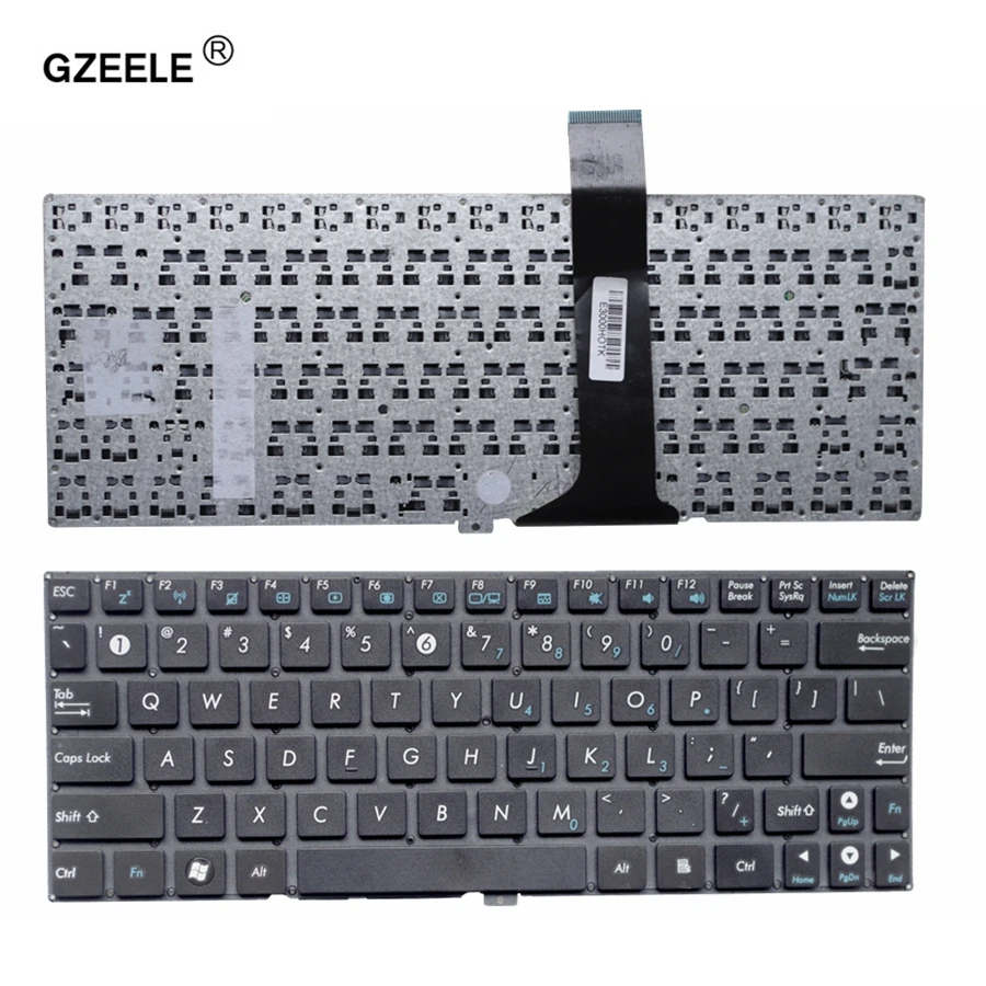 Новая английская клавиатура GZEELE для ASUS TF300 TF300TL TF300T черный ноутбук без рамки|keyboard