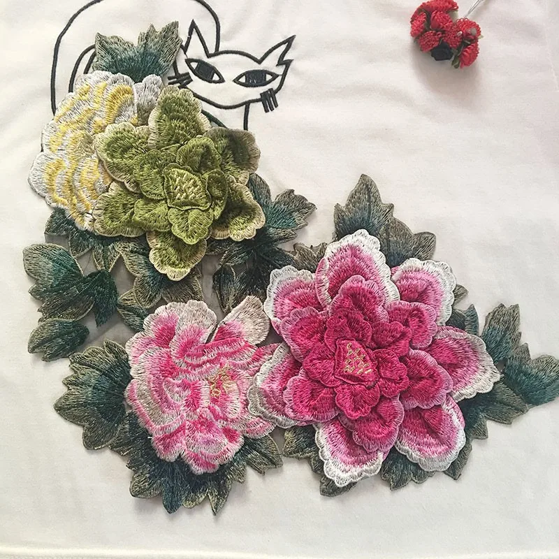 DIY accessories embroidered flower paste multi-layer 3D stereo flower dance clothing patch cloth paste hot stamping dress big Ap
DIY accessories embroidered flower paste multi-layer 3D stereo flower dance clothing patch cloth paste hot stamping dress big Ap