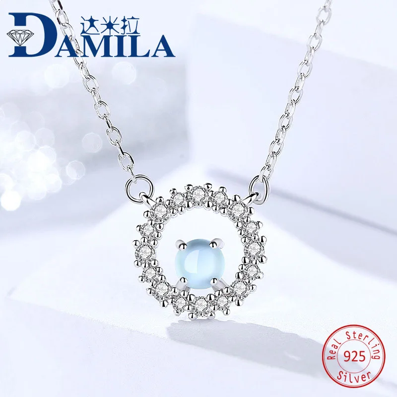 Fashion S925 sterling silver round pendant necklace for women Crystal pendants necklace 925 silver jewelry Engagment gift
Fashion S925 sterling silver round pendant necklace for women Crystal pendants necklace 925 silver jewelry Engagment gift
