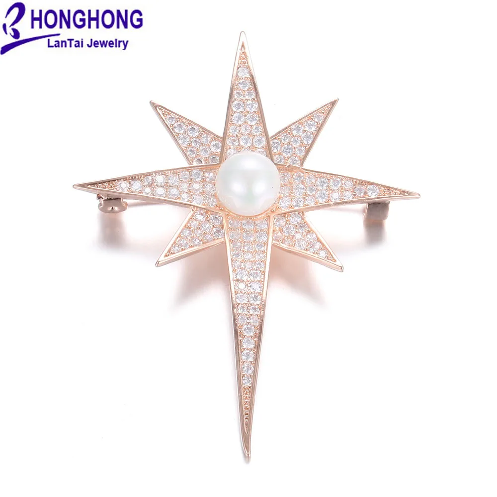 HONGHONG High Quality Pearl Marine Octagonal Brooches for women Cubic zirconia pins and brooches fashion Jewelry WX8033
HONGHONG High Quality Pearl Marine Octagonal Brooches for women Cubic zirconia pins and brooches fashion Jewelry WX8033