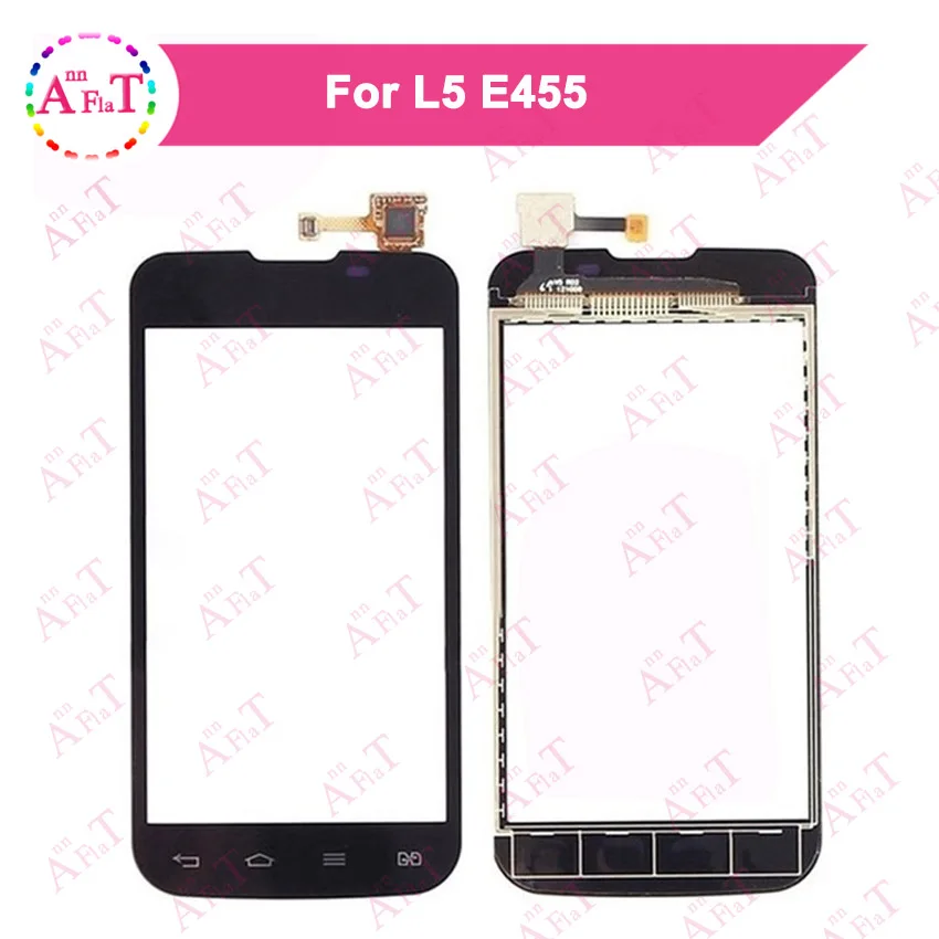 5Pcs/lot 4.0" For LG Optimus L5 II Dual E455 Touch Screen Digitizer Sensor Outer Glass Lens Panel 3m glue Free | Мобильные