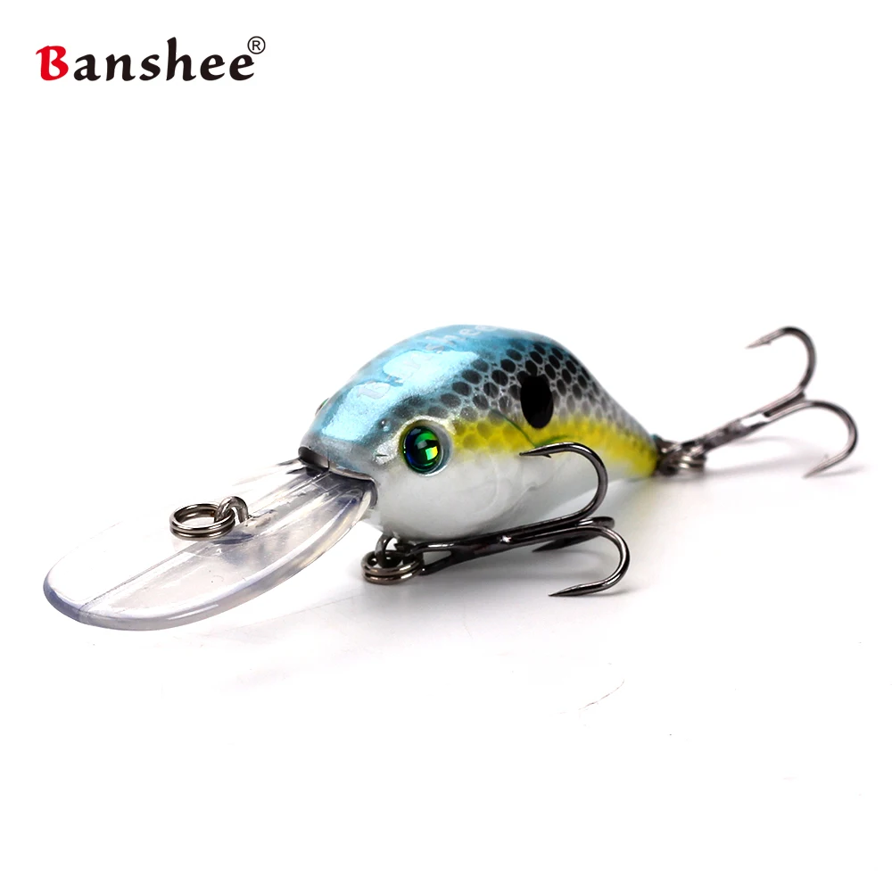Banshee 50mm 10g deep diving crankbaits fishing trout/bass wobblers trolling fishing lure Floating Hard Bait Rattle Sound baits
Banshee 50mm 10g deep diving crankbaits fishing trout/bass wobblers trolling fishing lure Floating Hard Bait Rattle Sound baits