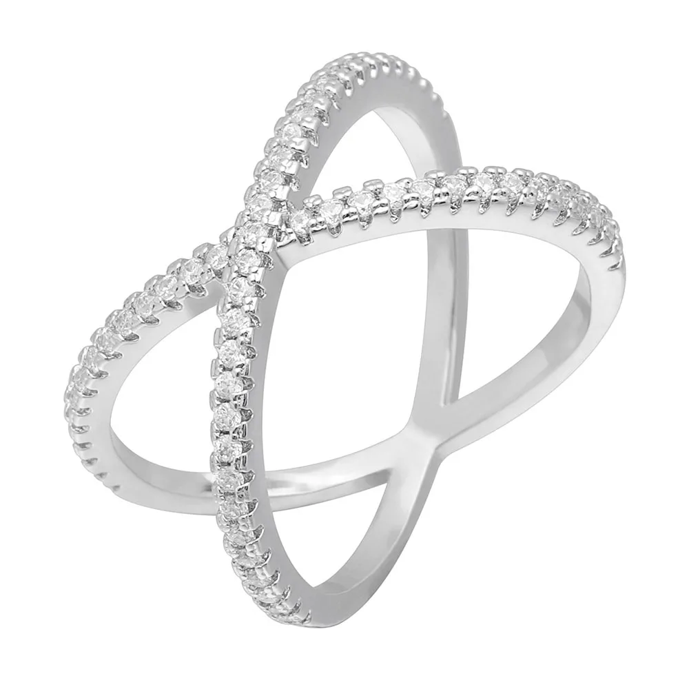 Cross Rings For Lady X Shape New Design Gold Sliver Black Gun Plated Rings Filled with White Green Bule Champagne Zirconia Rings
Cross Rings For Lady X Shape New Design Gold Sliver Black Gun Plated Rings Filled with White Green Bule Champagne Zirconia Rings