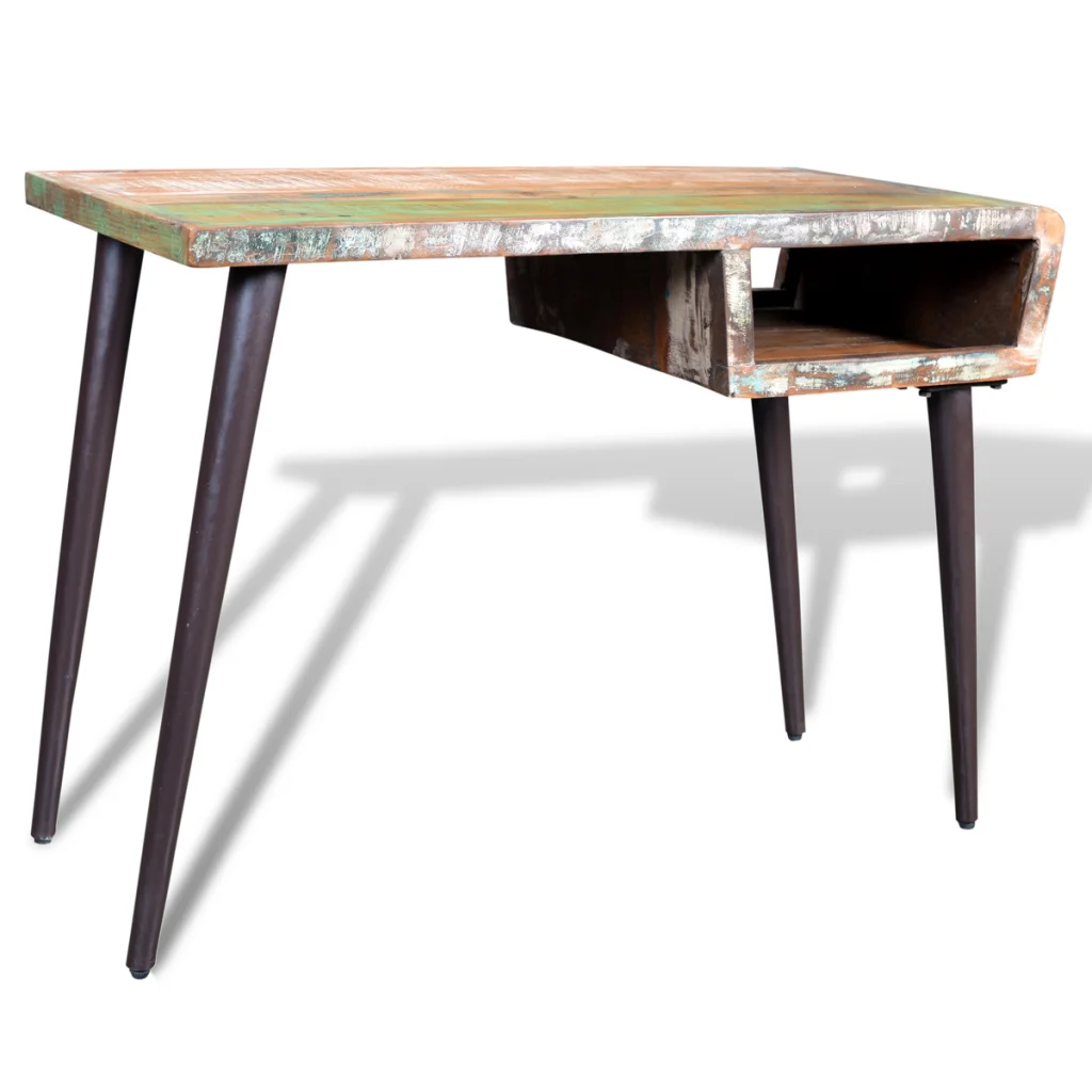 Reclaimed Wood Desk with Iron Legs Reclaimed Wood Solid, Stable, Durable, and Beautiful Vintage Spectacular Style Antique Desk
Reclaimed Wood Desk with Iron Legs Reclaimed Wood Solid, Stable, Durable, and Beautiful Vintage Spectacular Style Antique Desk