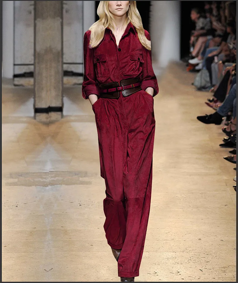 See Orange High Quality 2017 Autumn Lady Office Work Suits Vintage Wine Red Suede Two Piece Sets Fashion Show Women Suits
See Orange High Quality 2017 Autumn Lady Office Work Suits Vintage Wine Red Suede Two Piece Sets Fashion Show Women Suits