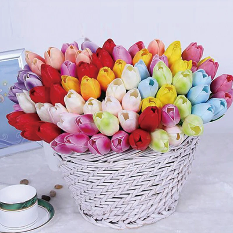 Free shipping 100PCS pu mini tulip flower real touch wedding flower artificial flower silk flower home decoration hotel party
Free shipping 100PCS pu mini tulip flower real touch wedding flower artificial flower silk flower home decoration hotel party