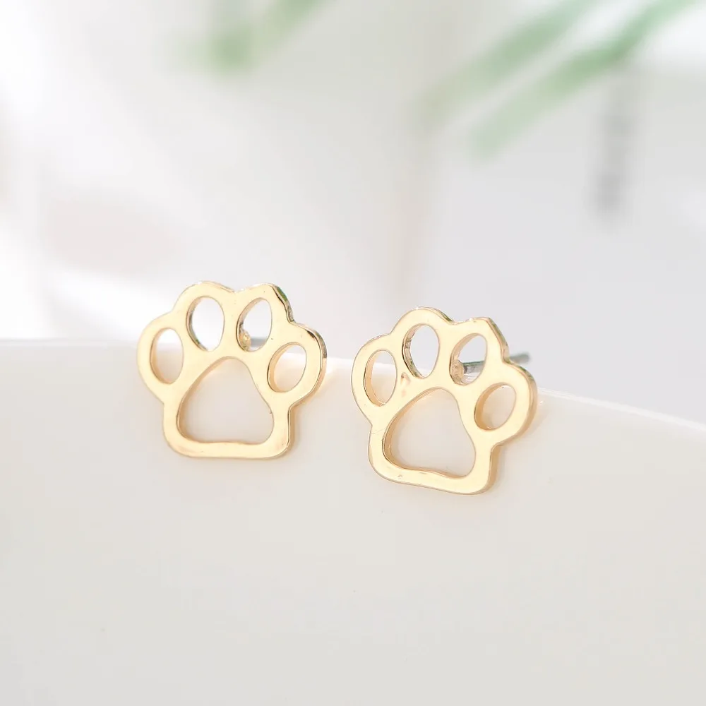 Jinleansu Tiny Pet Dog Paw Stud Earrings Jewelry Earring For Women Bijoux Femme 10pcs/lot
Jinleansu Tiny Pet Dog Paw Stud Earrings Jewelry Earring For Women Bijoux Femme 10pcs/lot