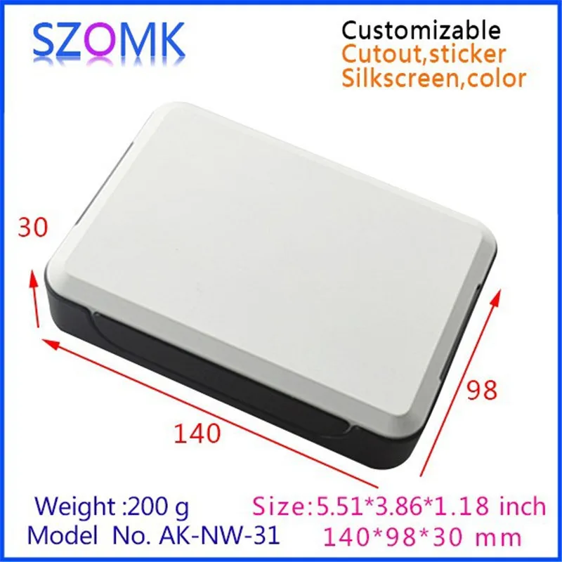 4pcs a lot szomk plastic outdoor enclosure equipment SZOMK plastic enclosure electrical junction box case for network internet
4pcs a lot szomk plastic outdoor enclosure equipment SZOMK plastic enclosure electrical junction box case for network internet