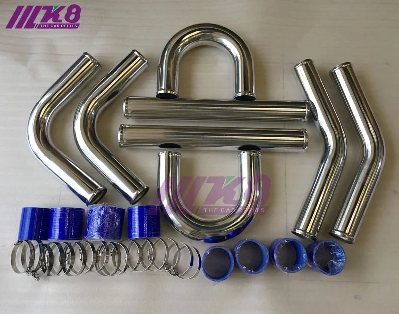 ALUMINUM TURBO INTERCOOLER PIPING KIT/ PIPES / CLAMP/ COUPLER/ UNIVERSAL 2.5" INCH / OD 63 mm / 2MM THICKNESS
ALUMINUM TURBO INTERCOOLER PIPING KIT/ PIPES / CLAMP/ COUPLER/ UNIVERSAL 2.5" INCH / OD 63 mm / 2MM THICKNESS