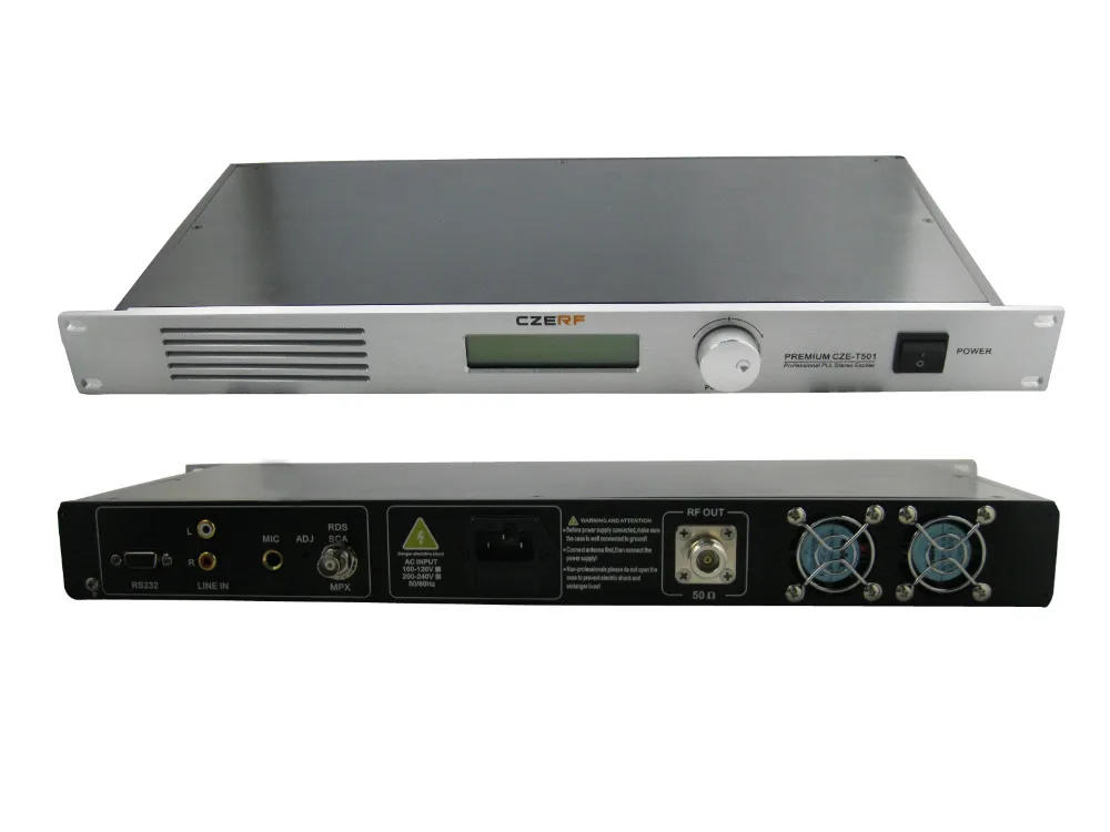 50w cze-t501 0-50w fm-передатчик мощность регулируемая радиоведущим 1/4 rds порт антенны kit |