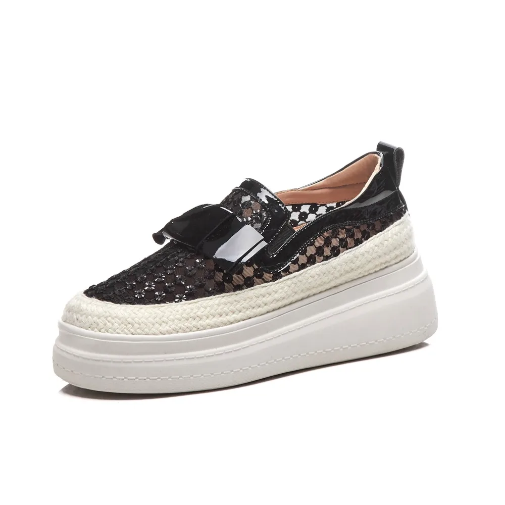 Vichelo Hot butterfly-knot decoration high bottom round toe cow leather slip on loafers sweety girls party vulcanized shoes L61
Vichelo Hot butterfly-knot decoration high bottom round toe cow leather slip on loafers sweety girls party vulcanized shoes L61