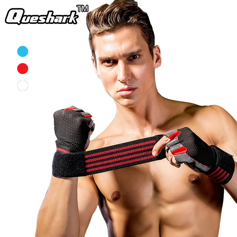 Gym Gloves Weight Lifting Dumbbell Half Finger Fitness Fingerless Sport Wrist Wrap Gloves Men Women Cycling Gloves Protect Wrist
Gym Gloves Weight Lifting Dumbbell Half Finger Fitness Fingerless Sport Wrist Wrap Gloves Men Women Cycling Gloves Protect Wrist