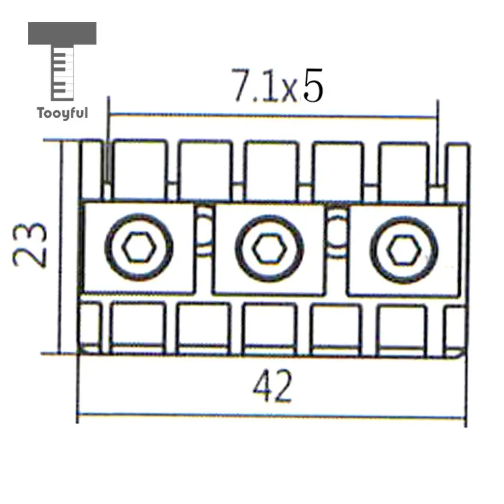 Tooyful 42 мм гайка для струны замок набор гаечных ключей аксессуары электрогитары