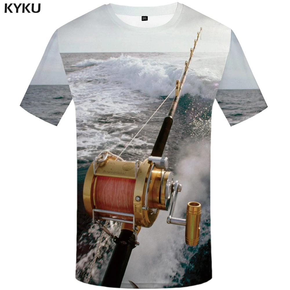 KYKU Fish Tshirt Men Women 3d Printing T Shirt Funny T Shirts Hip Hop T-shirt Fisherman Fishing Metal Mens Clothing Casual Tops
KYKU Fish Tshirt Men Women 3d Printing T Shirt Funny T Shirts Hip Hop T-shirt Fisherman Fishing Metal Mens Clothing Casual Tops