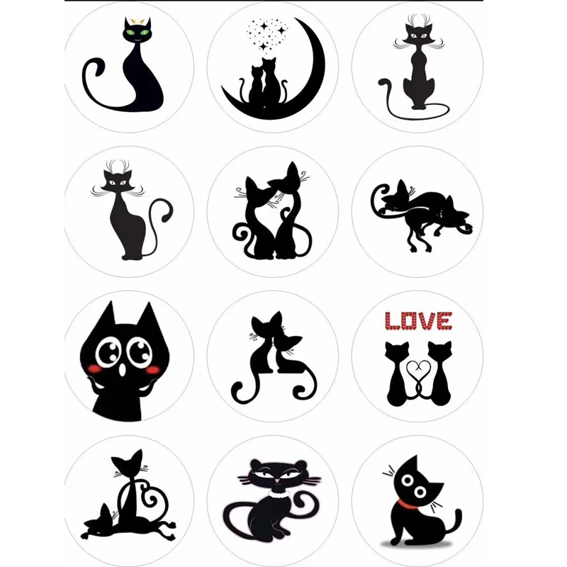 Mixed 18MM Animal Cat Glass Snap Button Jewelry Charm Fit For DIY Snap Accessories Jewelry
Mixed 18MM Animal Cat Glass Snap Button Jewelry Charm Fit For DIY Snap Accessories Jewelry